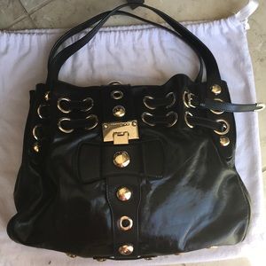 ❤️SOLD❤️Authentic Jimmy Choo Ramona Stud Black Leather bag